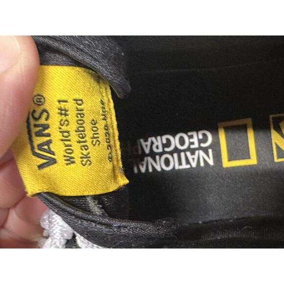 Vans Sk8-Hi National Geographic Mens 12 Rare Collectible Black